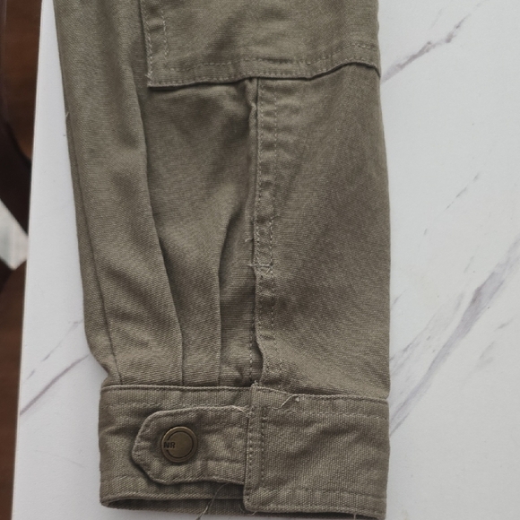 Natural Reflections Olive and Black Patterned Jacket - Picture 4 of 10